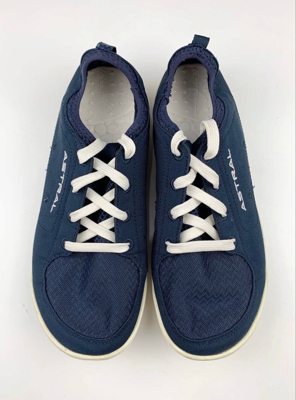 Astral Loyak Barefoot Amphibious Water Shoes Blue Cream Sneakers Women's 8